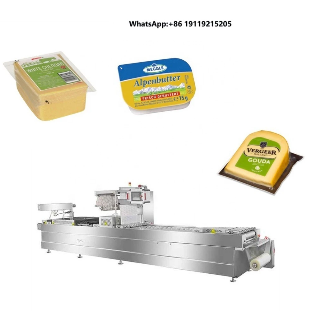 Tofu Thermoforming Packaging Machine Vacuum Forming Tray Sealing Equipment for Plant Based Food Packing