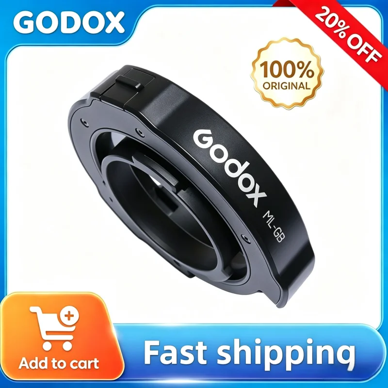 

Адаптер Godox ML-GB Bowens для вспышек Godox AD300Pro, AD400Pro, Godox ML100Bi, Godox ML60IIBi, Godox ML30, ML30Bi, ML60, ML60Bi