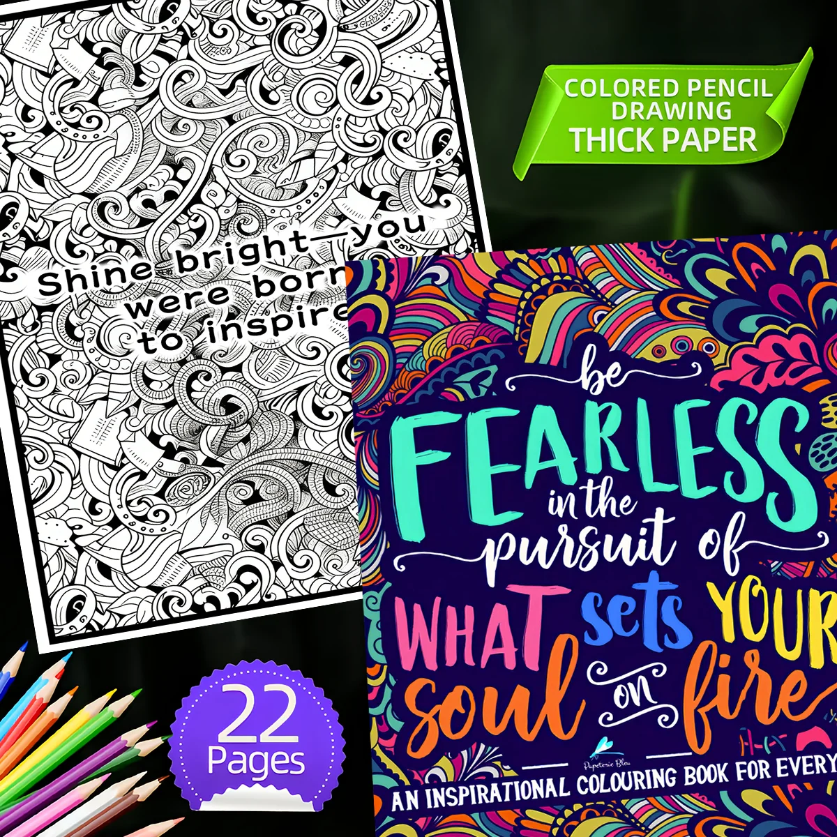 Sassy Motivational Quotes Coloring Book for Adults Teens, Funny Empowering Confident Positive Snarky Sayings Intricate Floral Border Stress Relief Anti-Anxiety Coloring Pages, Large Thick No Bleed Paper Mindfulness Relaxing Drawing Activity Book