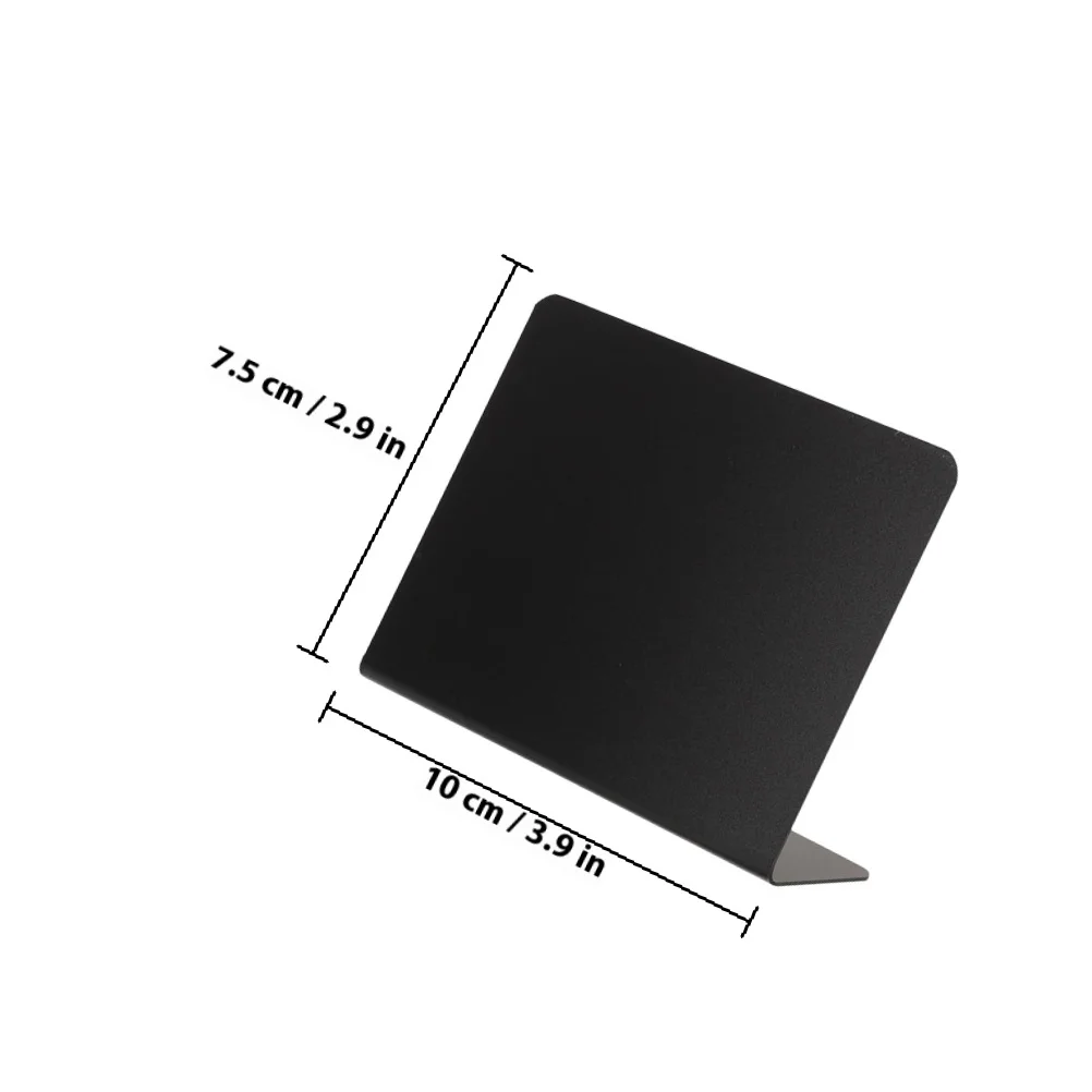 10Pcs Multifunctional Chalkboards Food Sign Desk Blackboards Display Price Boards Restaurant Menu Message Board Set