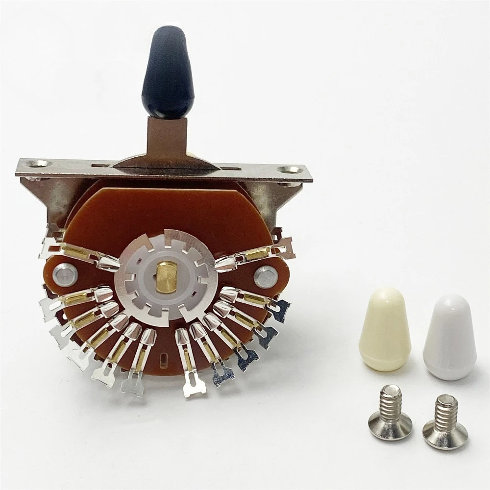 

Супер 5-позиционный 2-полюсный 24-контактный селекторный переключатель, переключатель вентилятора для звукоснимателя электрогитары и контроля тона