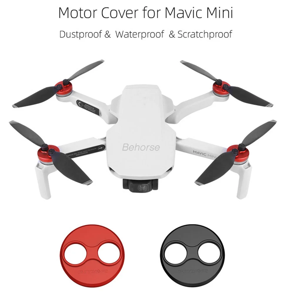 غطاء محرك من سبائك الألومنيوم مقاوم للغبار واقي المحرك لملحقات DJI Mini 2/Mini SE/Mini 3/Mini 3 Pro/Mini 4 Pro