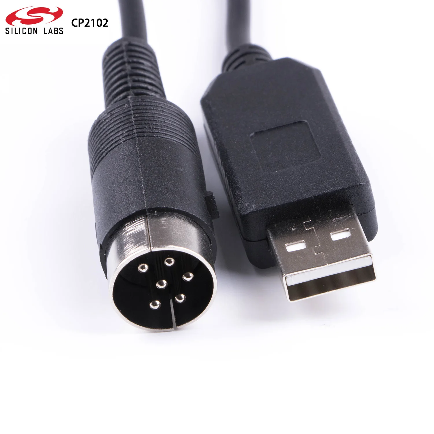 Silabs CP2102 USB 6Din Plug Terminal Rs232 Converter Programming Cable for Kenwood Radio TS-450S TS-690 TS TS-790 TS-850 ID-150