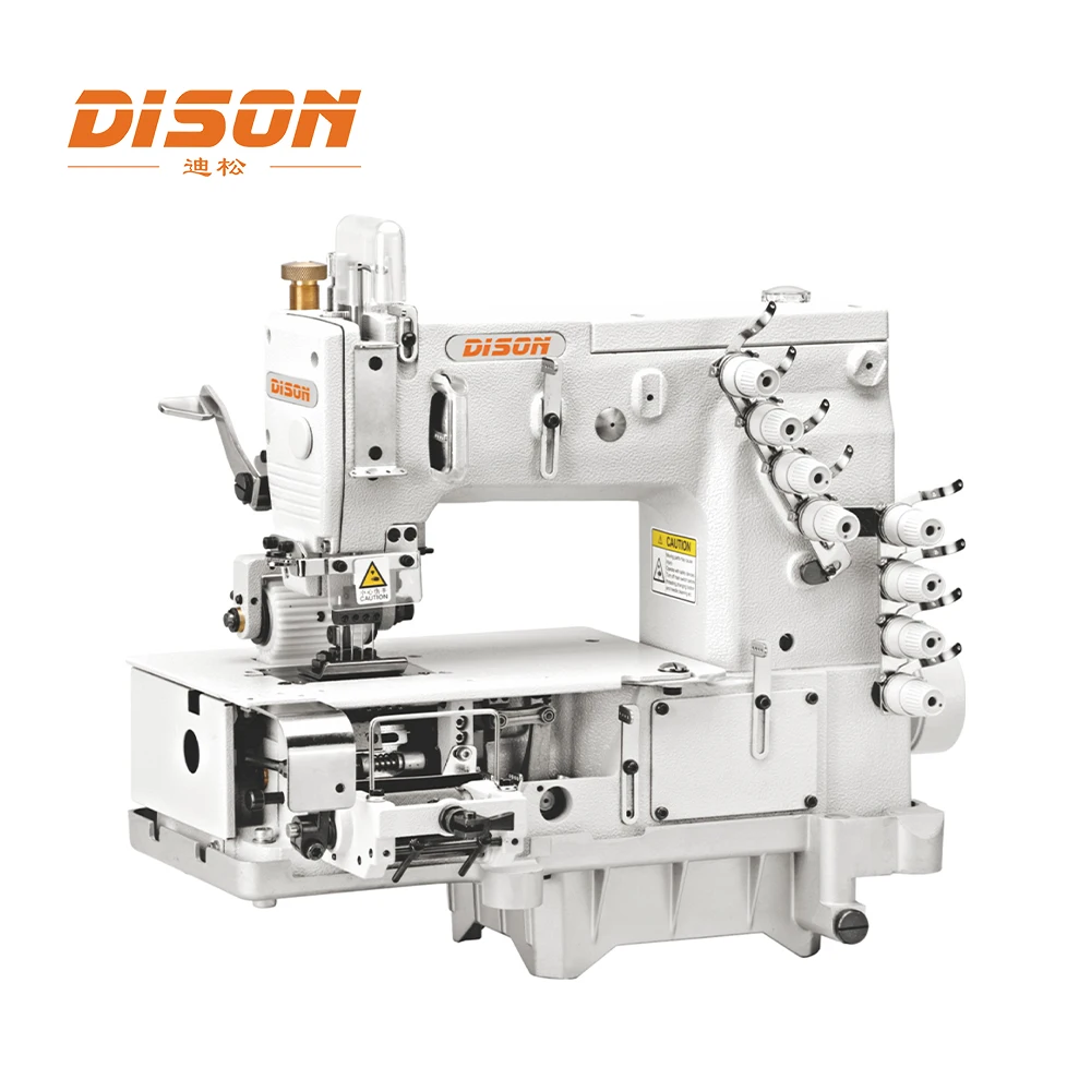 DS-1404PMD four-needle flat-bed double chain stitch sewing machine  metering device