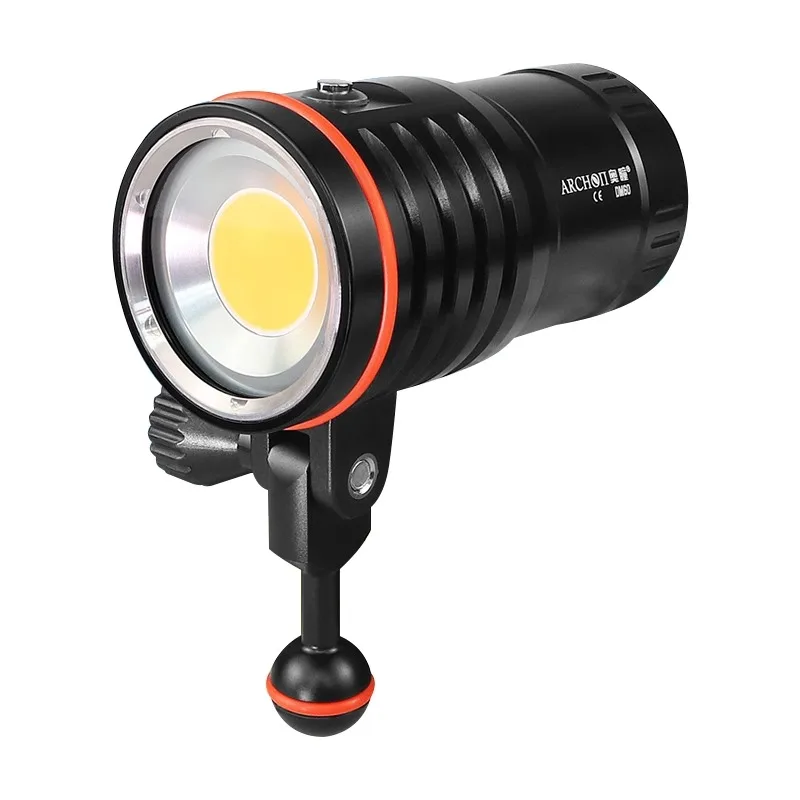 ARCHON DM60 /WM66 Diving Light COB Diving Video Light Max 12000 Lumens HD video diving photoraphy lights torch With Battery Pack