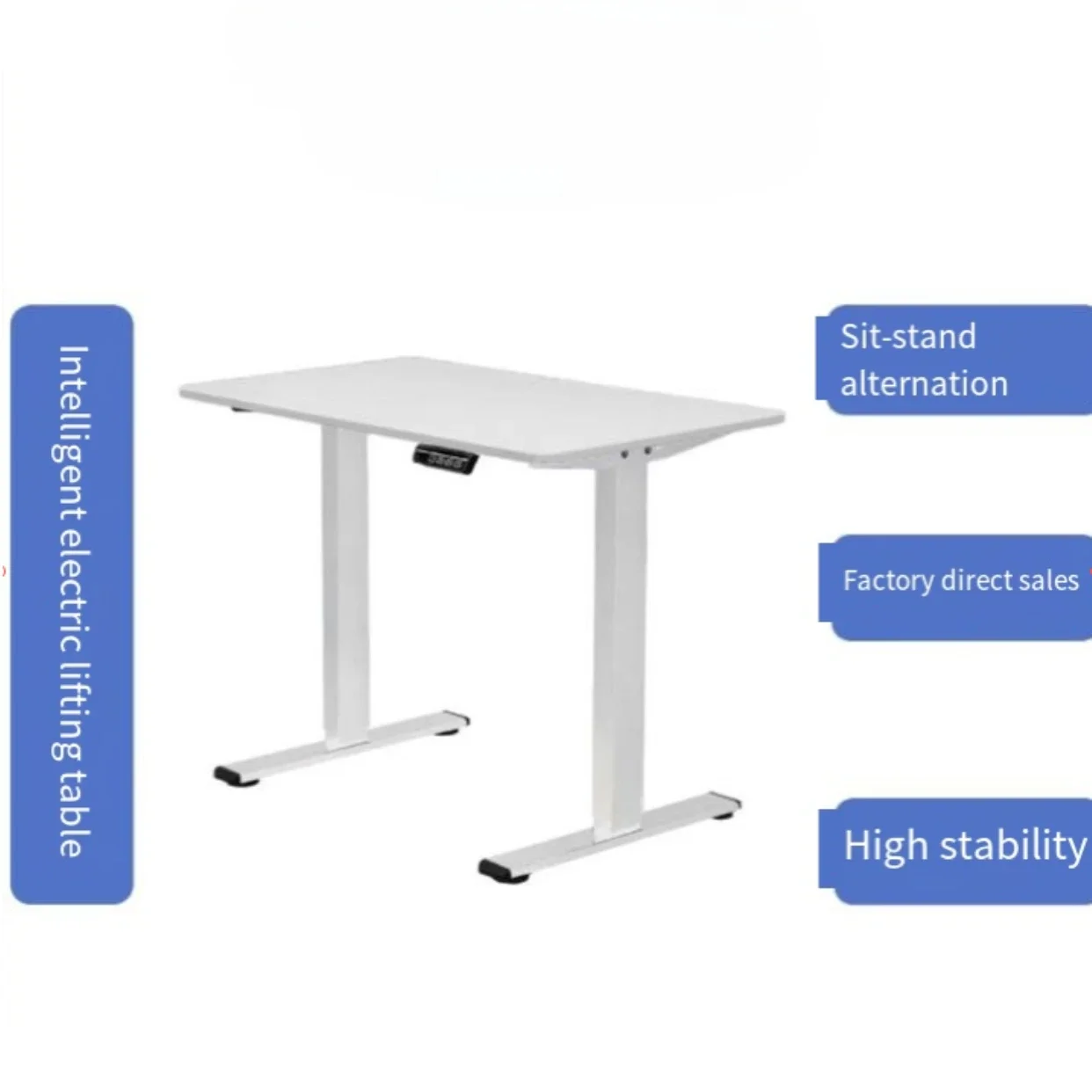 Electric lifting table frame Standard column Modern office Single motor Electric adjustable standing computer desk