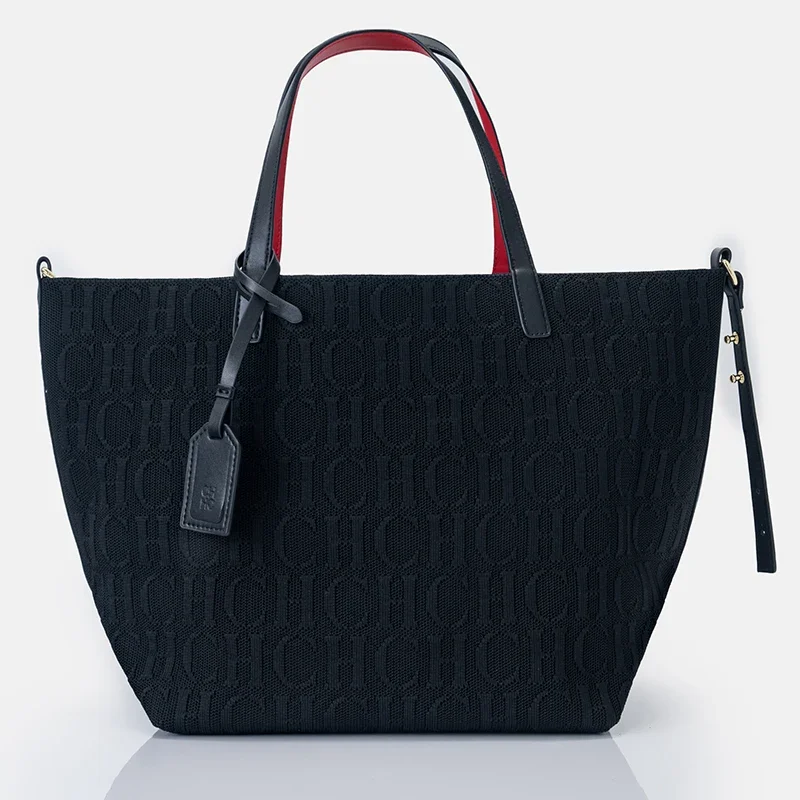 CH Brand Tote Bag Fly Woven Bag Vintage Fashion Designer Solid Color Large Capacity Multifunctional 2025 New Women's Tote