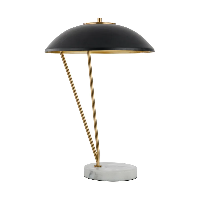Nordic Marble Iron G9 Led Black Reading Desk Lamp Lighting Living Room Bedside Design Creative Post-modern Table Lamp