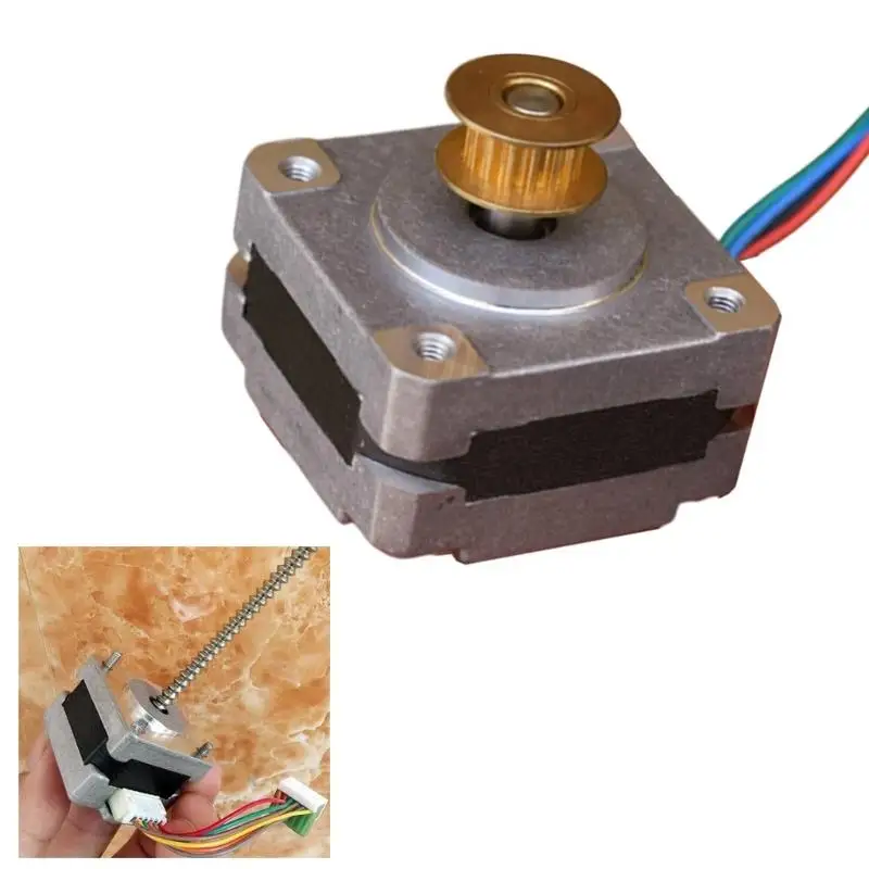 652F 35mm 2-phase محرك مجهز بمحامل كروية وإخراج 5 مم axis #5