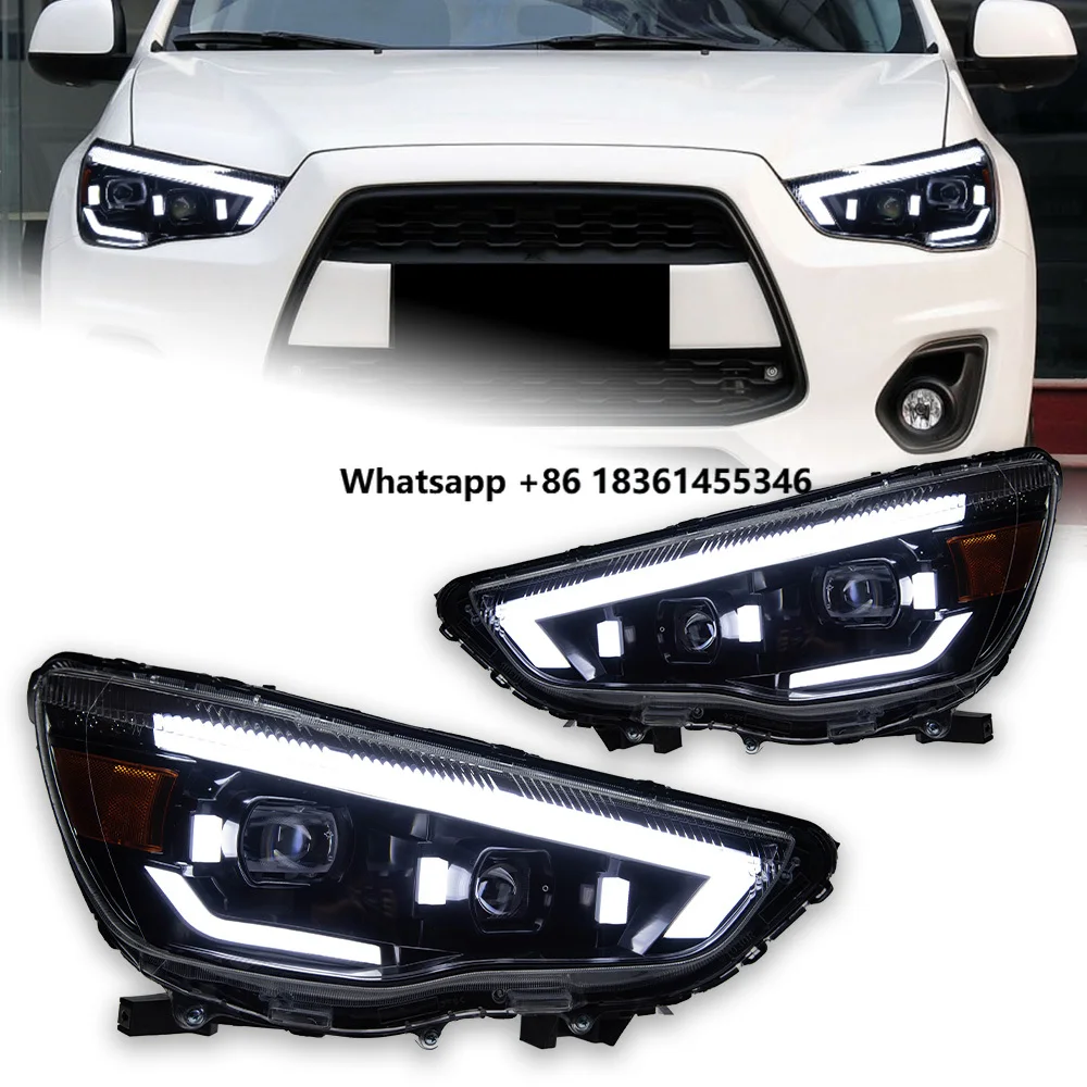 

Parts For ASX 2013-2019 Luxury With Dynamic Turn Signal Lens Auto Accessories Front Headlights