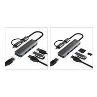 K32C 5Gb USB Type C Adapter Docking Station 4/5 in 1 USb3.0 Hub Splitter Reader