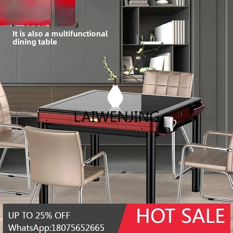 LYN folding mahjong machine automatic home roller coaster dining table dual-purpose multi-function