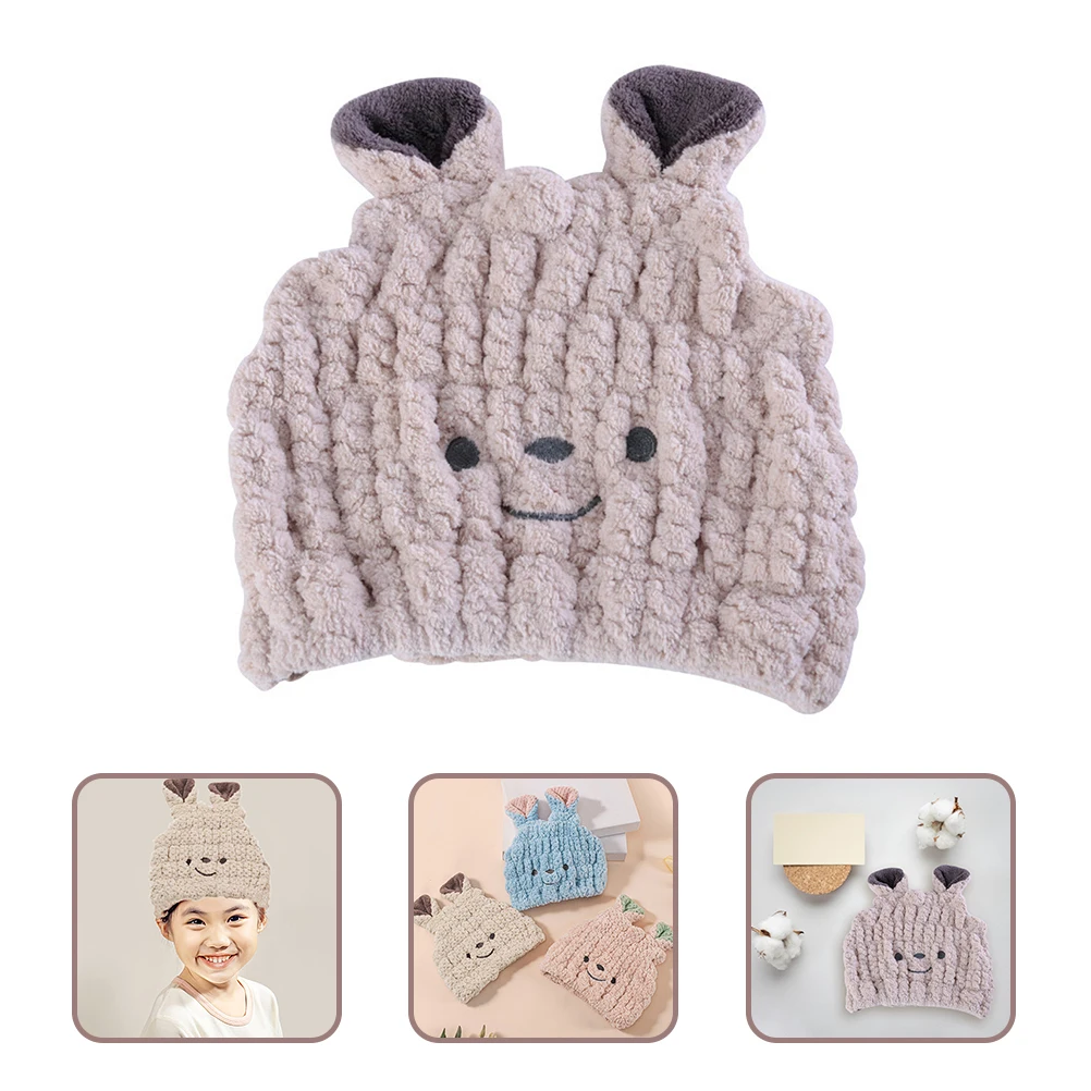 

Quick Drying Baby Towel Cap Bathing Supplies Infant Shower Gentle Material Portable Travel Use Dry Fast Without Hair Dryer Hair