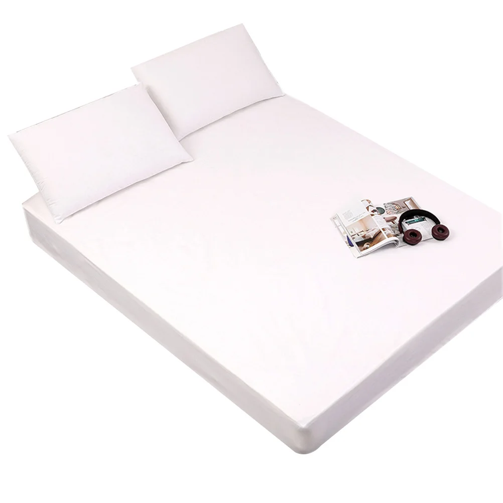 

1Pcs Protective Mattress Cover 160x200x30cm Waterproof Fitted Sheet Soft Bed Cover for Nursing Incontinence Daily Use