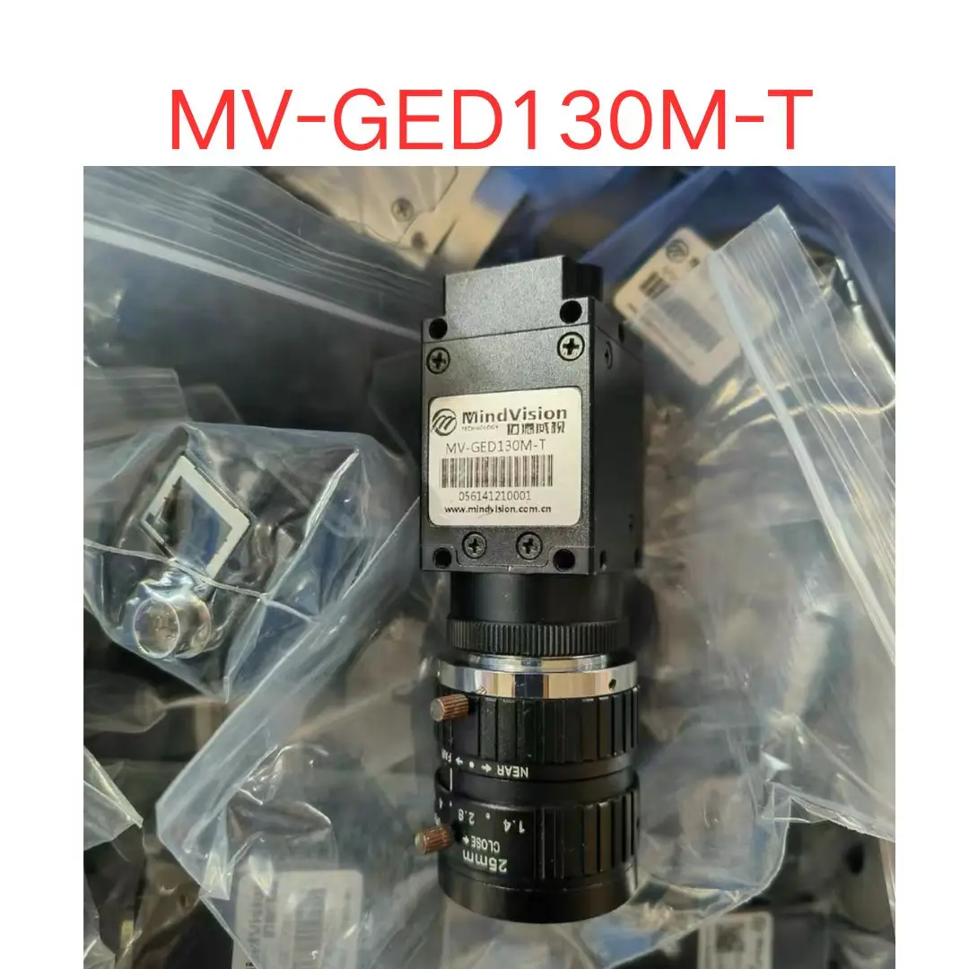 Second-hand test OK MV-GED130M-T Industrial Camera Fast delivery