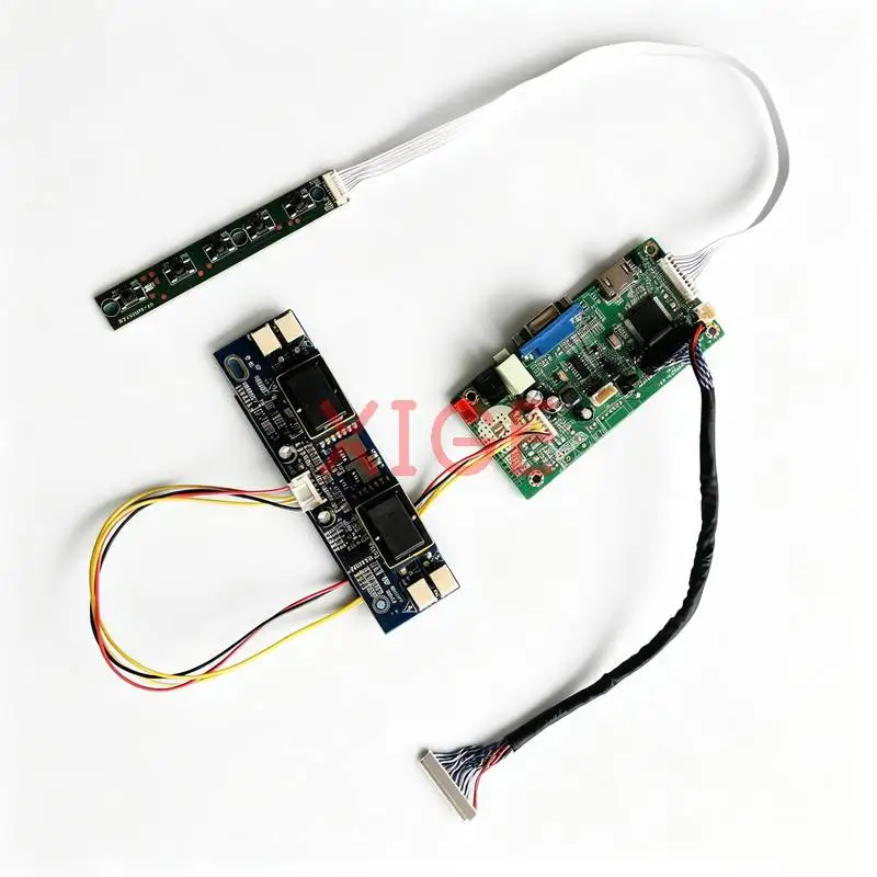 

For LTM201UX-L01 M201UN04 V0 Display Drive Controller Board Kit DIY 30 Pins LVDS VGA+HDMI-Compatible 1600*1200 1600x1200 4-CCFL