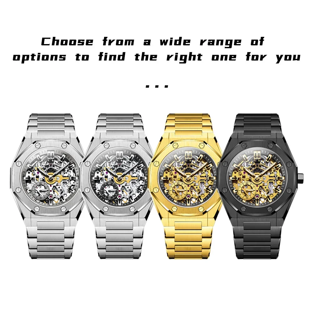 OLEVS 6669 High Quality Luxury Automatic Men's Watches Stainless Steel Original Mechanical Watch for Men Casual Men's Wristwatch