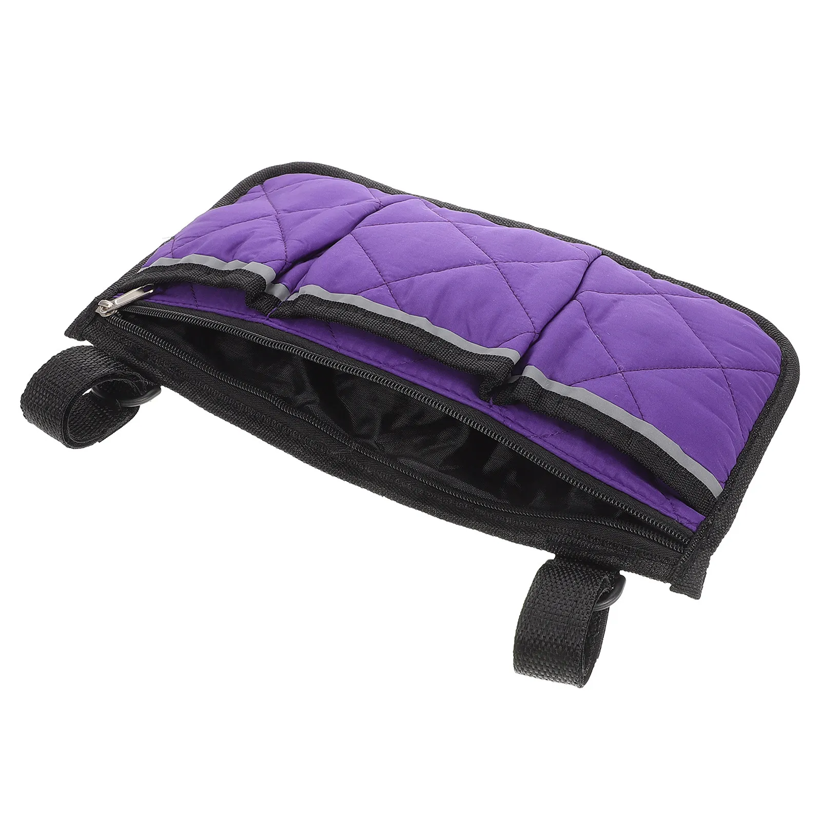 

Wheelchair Side Bag Wear-Resistant Armrest Storage Pocket Easy Install Hanging Organizer for Wheelchairs Strollers Walker