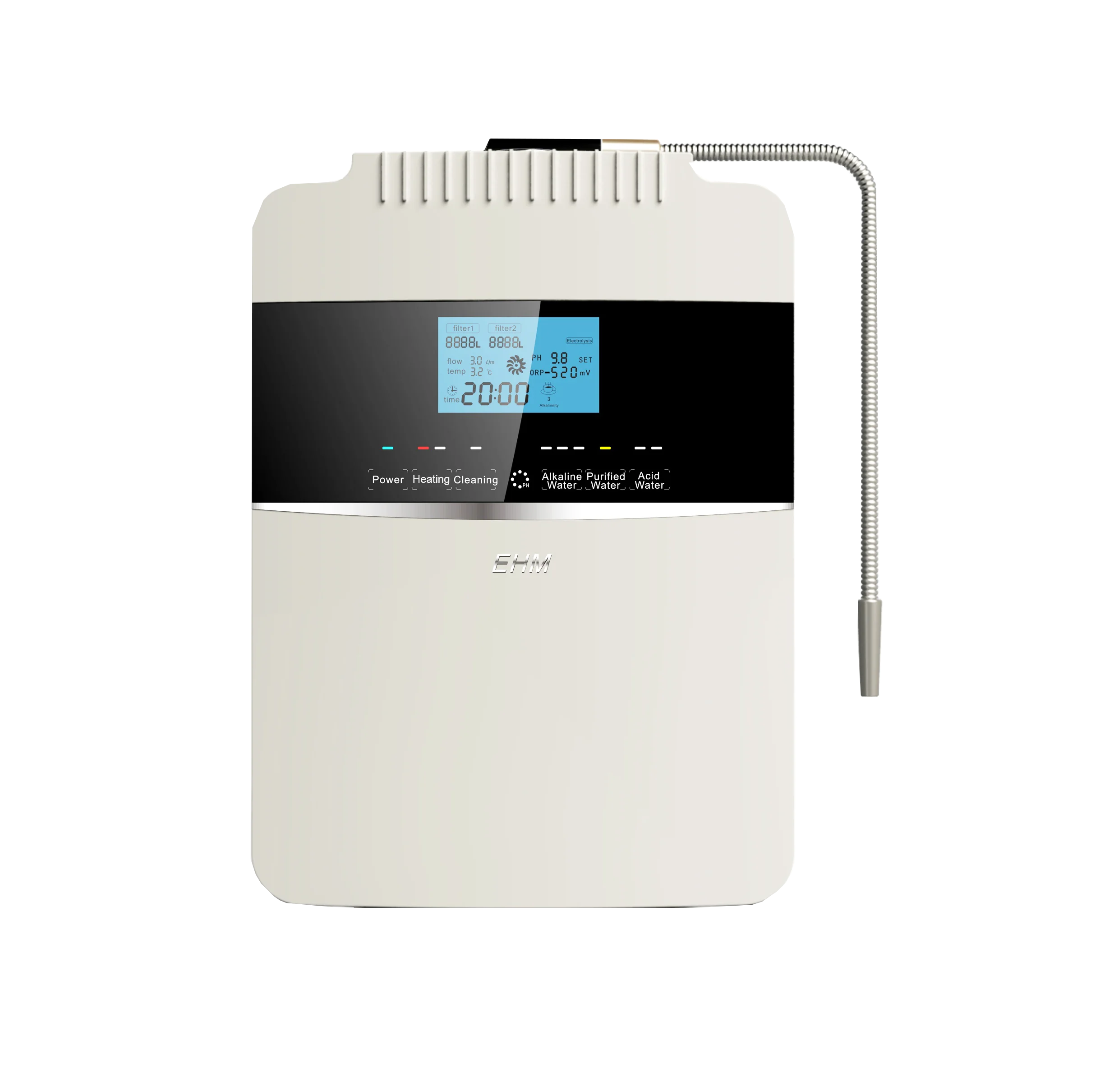 Touch Screen Alkaline Water ionizer Machine Small Molecules Water