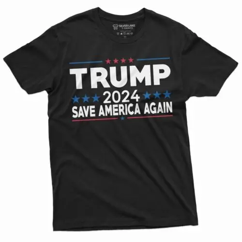 Trump Save America Again T-shirt DJT 2024 Let's Go Brandon Pro Trump Tee Shirt