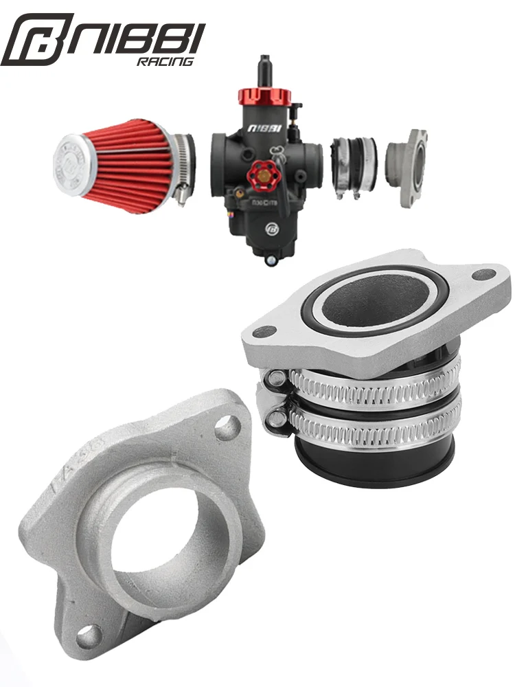 AliExpress NIBBI Aluminium Hawk250-300CC Engine Intake Manifold Adapter Hawk250 Dirt Bike Carburetor Connect Manifold Motorcycle ModifyPart