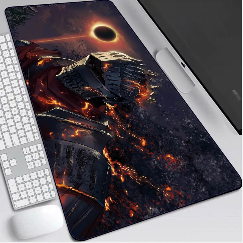 

Anime Dark Souls Large Mouse Pad Gaming Desk Mat Anime Mouse HD Printing Laptop PC Gamer Locking Gaming Accessories Mousepad Xxl