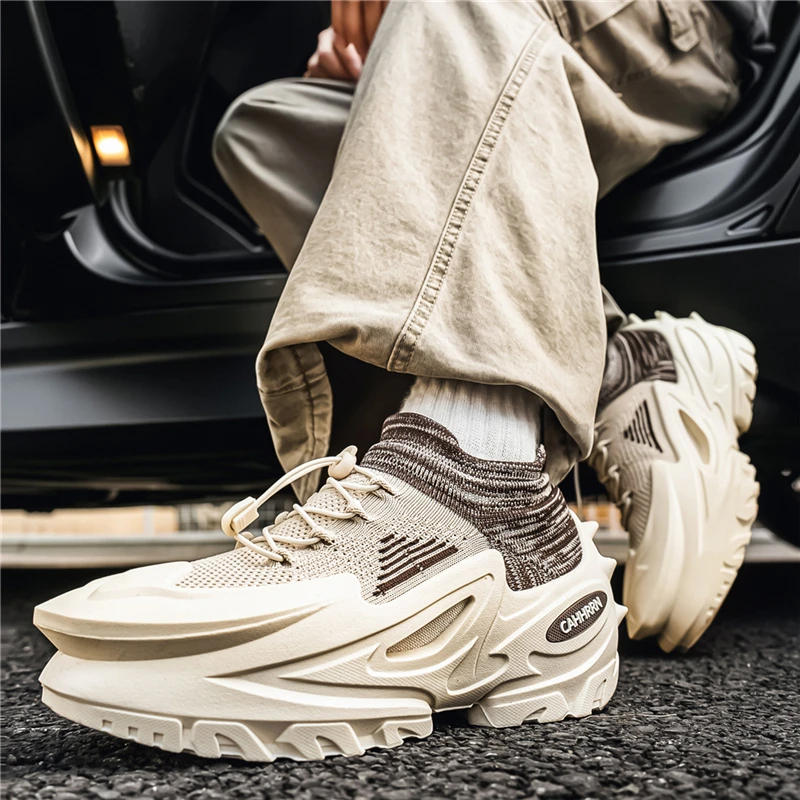shoes men tenis sneakers men trainers Breathable shoes Male Sock loafers shoes breathable tides sport shoes running shoes