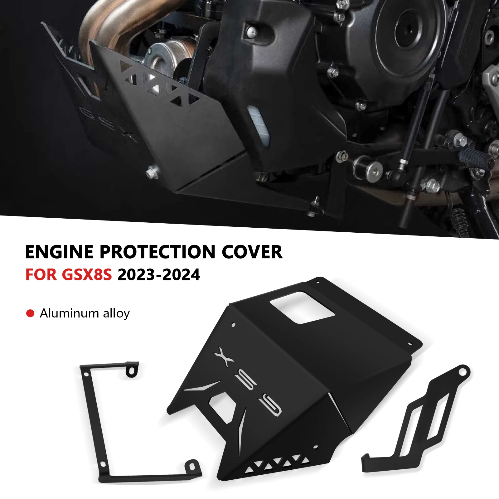 

For GSX8S GSX 8S 2023 2024 new accessories motorcycle engine protection cover chassis underbody guard protector