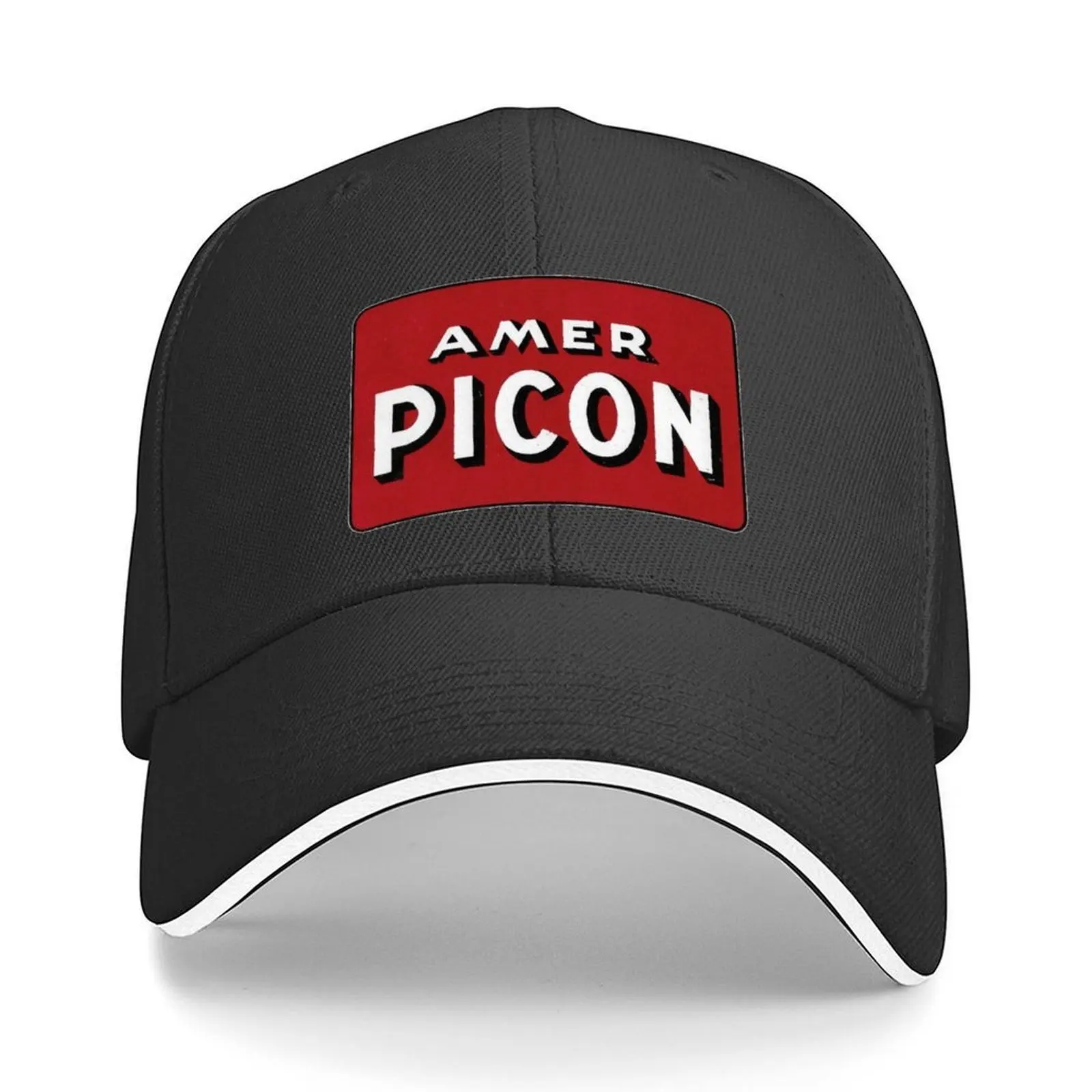

PICON vintage style logo - Amer Picon red and white Baseball Cap Dropshipping Luxury man cap black New In Hat Woman Hats Men's
