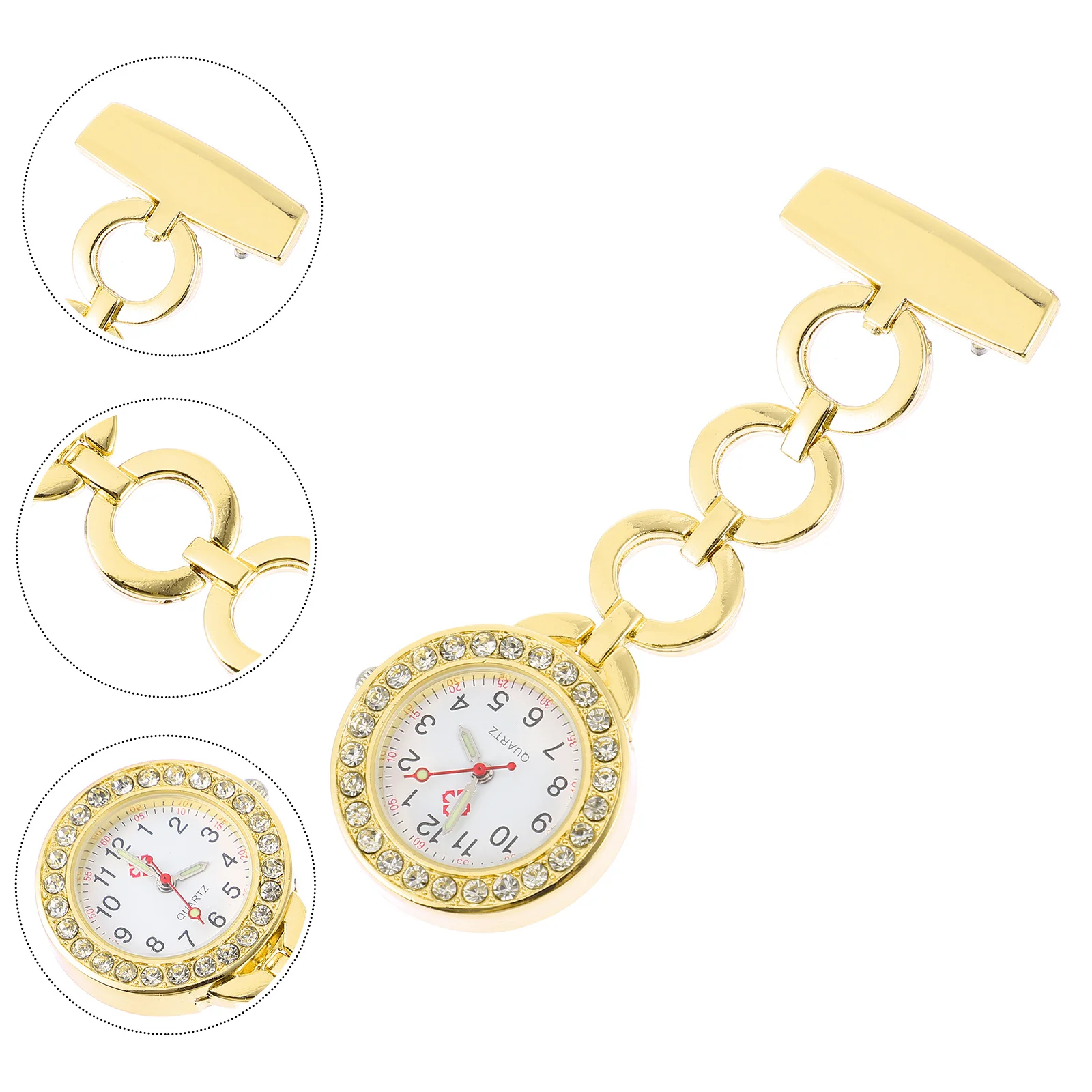 

Nurse Hanging Watch Durable Alloy Plastic Practical Design Ideal for Hospital Medical Staff Nurses Doctors Gift