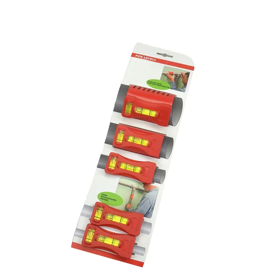 

KAPRO Measuring Indicator Vertical Horizontal Double Bubble Measurement Tools 5 Pcs Pipe Spirit Level High Accuracy Pillar Size
