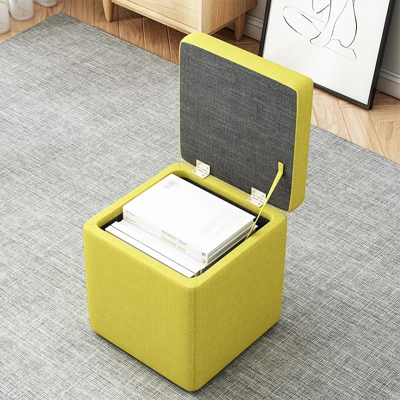 

Living Room Simple Storage Stool Originality Sofa Home Furniture Multifunction Storage Stool Shoe Bench Tabouret De Stockage