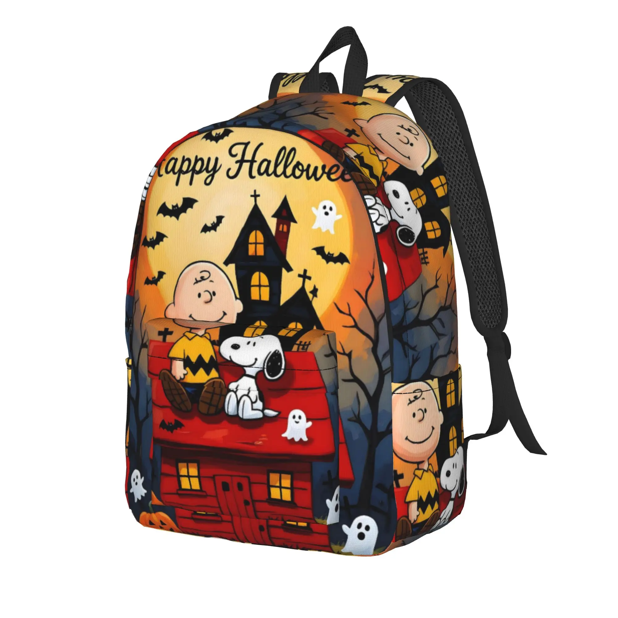Halloween Snoopys Fashion Backpack Sports High School Business  Daypack for Men Women Laptop Computer Canvas Bags