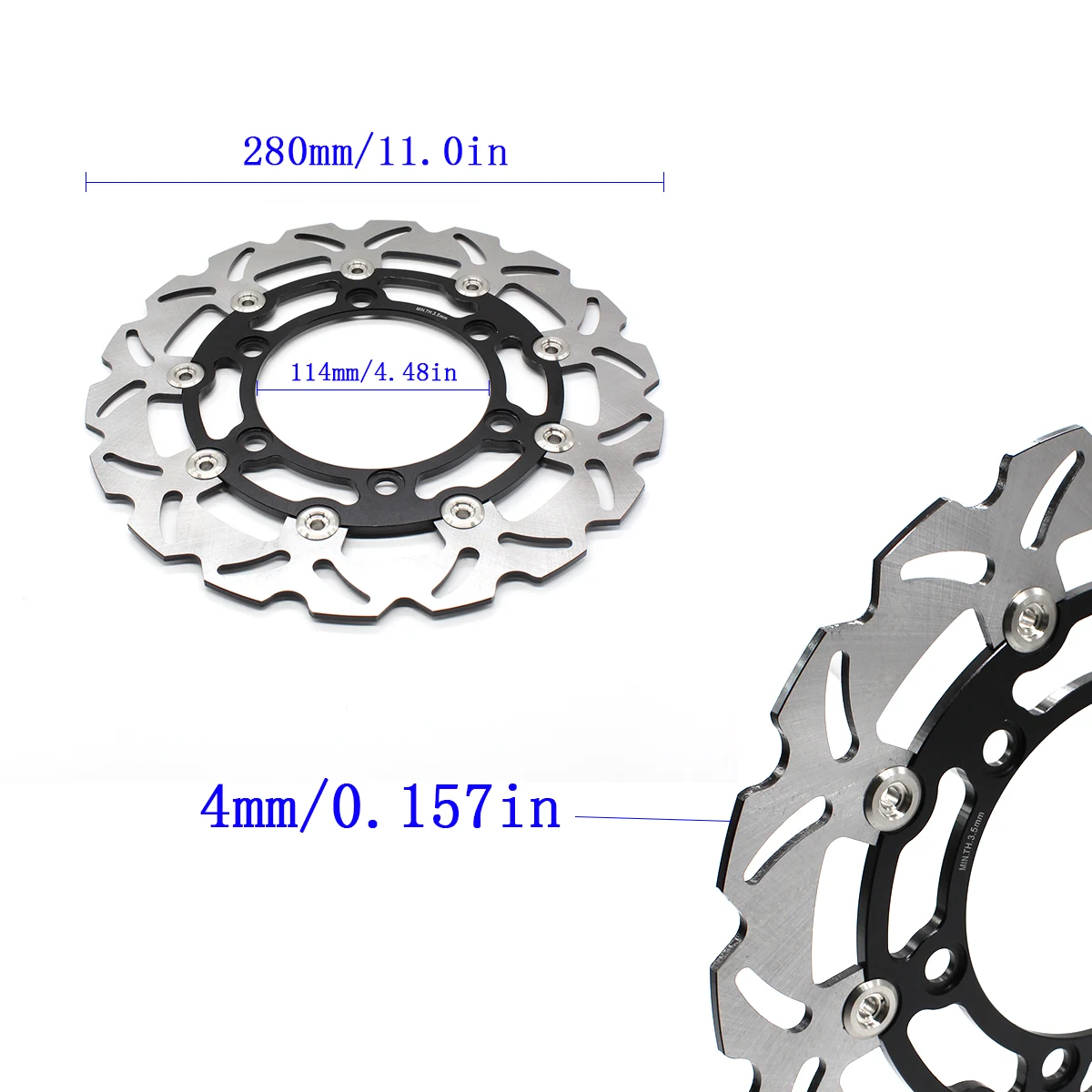 280MM Motorcycle Front Brake Disc Rotor For Honda CBR150R CBR 150R CBR 150 R 2000-2003