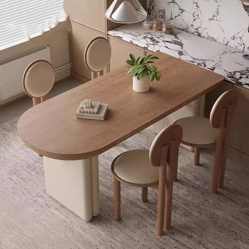 

Modern Nordic Dining Table Italian Minimalist Space Saving Vintage Dining Tables Elegant Luxury Eettafel Living Room Furniture
