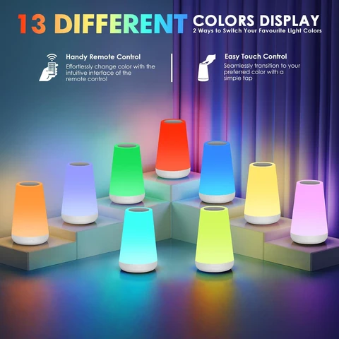 RGB Ночник с 13 Цветами для Уютного Освещения — детальный вид товара