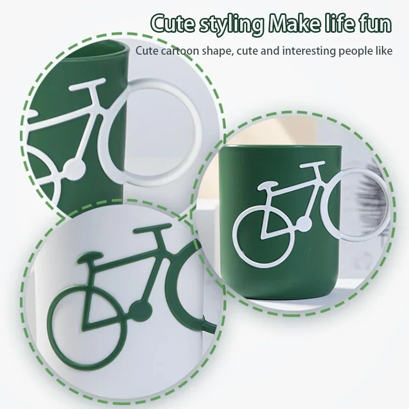 

Creative Plastic Toothbrush Cup, Couple Bathroom Set, Modern Minimalist Design, Durable Toothbrush Holder & Bathroom Organizer