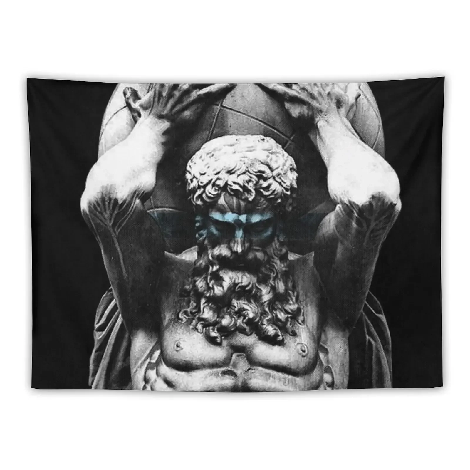 Hercules holding the whole world Tapestry Decor For Room Aesthetic Decoration Tapestry