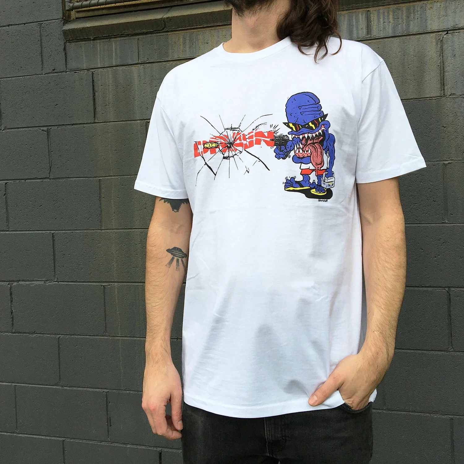 Drain Band 2025 NEW T-shirt 100%Cotton Hip Hop Tshirts Sleeve Male Printing Punk T Shirt Gothic Streetwear High Quality Tops