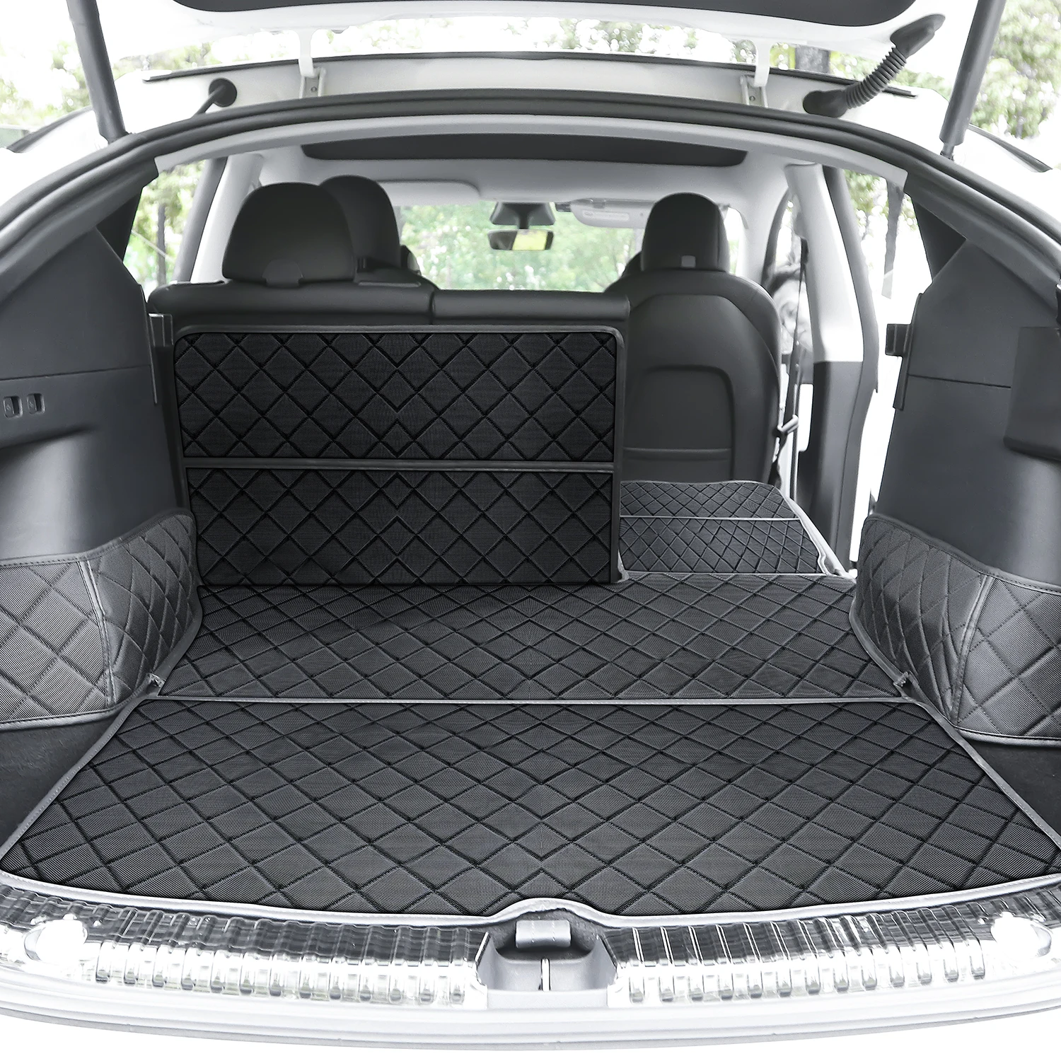 

Model Y Pet Mat Back Seat Trunk Mat Cover Cargo Liner Waterproof Pet Cargo Cover Dog Fit 2022 Model Y