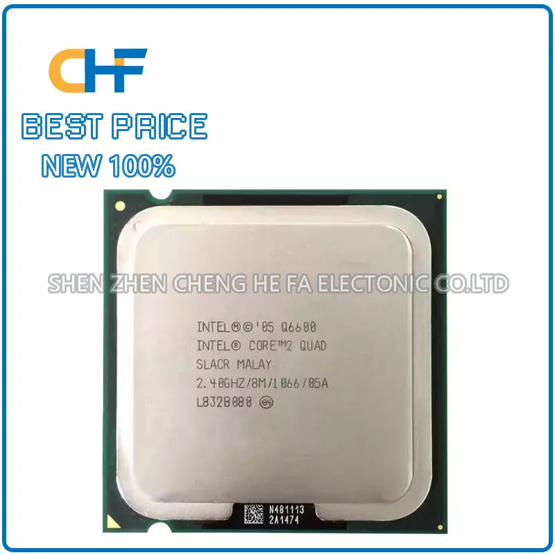 Q6600 4 Core 4 Thread 2.40GHz 105W LGA775 CPU processor