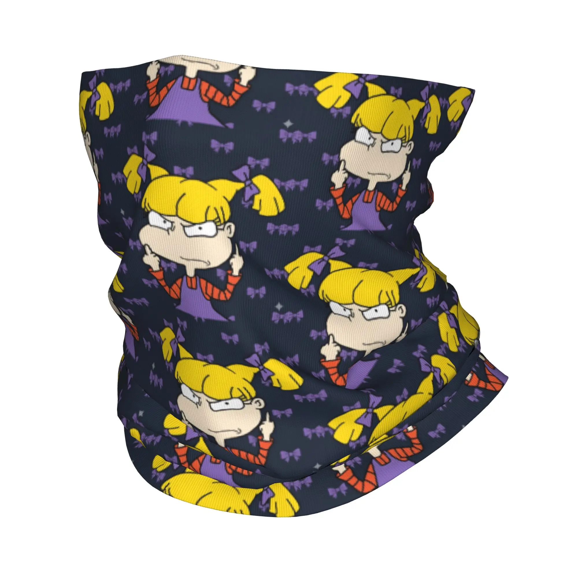 Custom Los R-Rugrats Bandana Neck Gaiter for Hiking Running Women Men Wrap Scarf Villain Character Headband Warmer