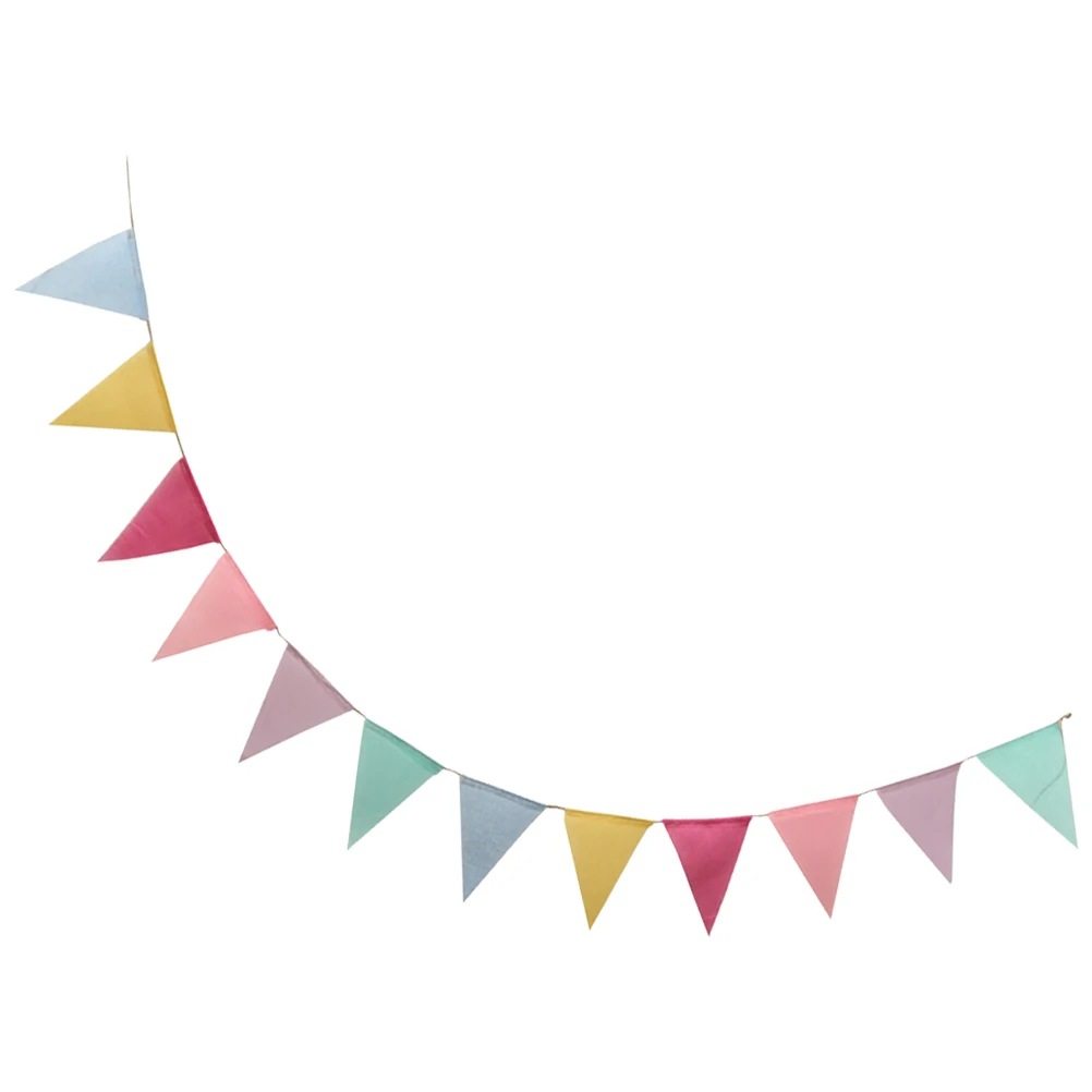 

Linen Party Linen Flag Triangle Hanging Decor Wedding Bunting Hanging Banner Pennant Banner Theme Decorations