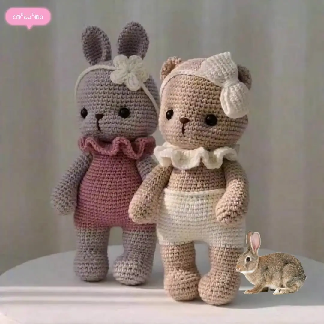 Animal Crochet Kit for Adult Beginners with Step-by-Step Guide
