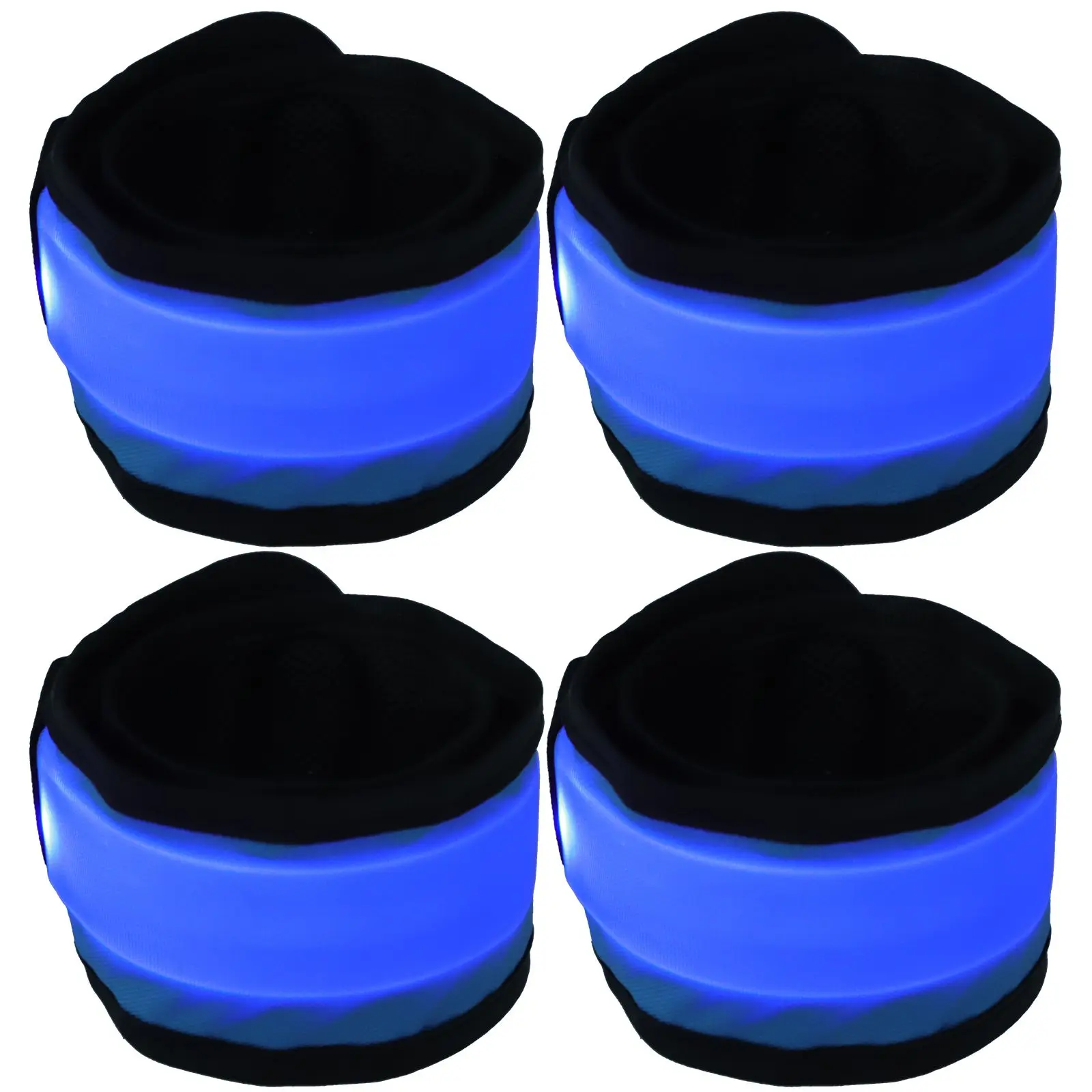 4 Pcs LED Horse Leg Belts Band Parts Wrap Straps Rider Ankle Bands Riding Accessory Supplies