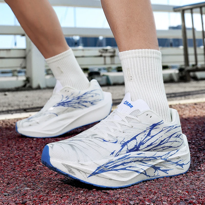 New Shock Absorption Training Marathon Racing Shoes, Men's and Women's Outdoor Lightweight Breathable Sports and Casual Shoes