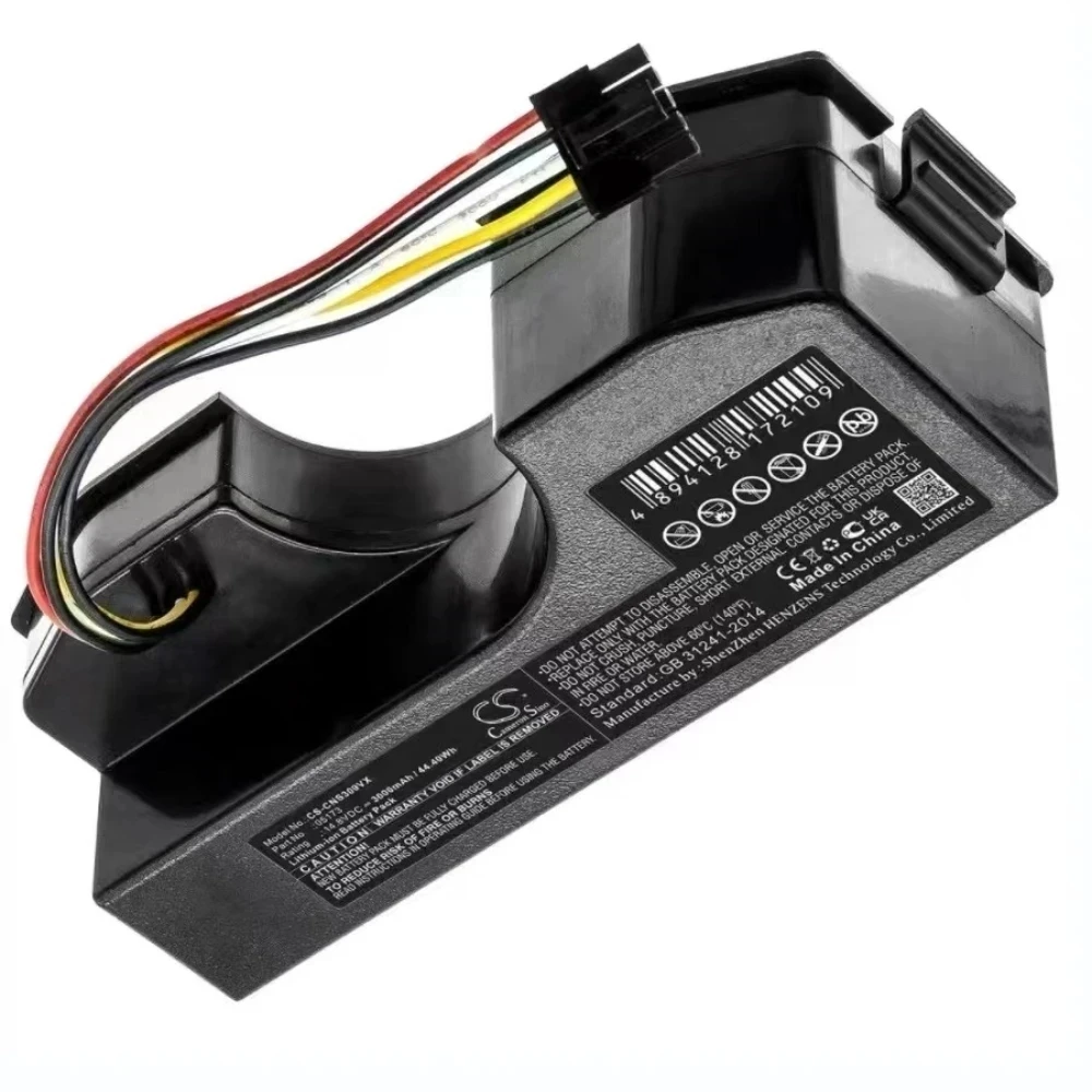 New 14.8V 9800mAh INR18650 MH1-4S2P-300S Robot Battery For Cecotec Conga 4090 4490 4590 4690 Robotic Vacuum Cleaner