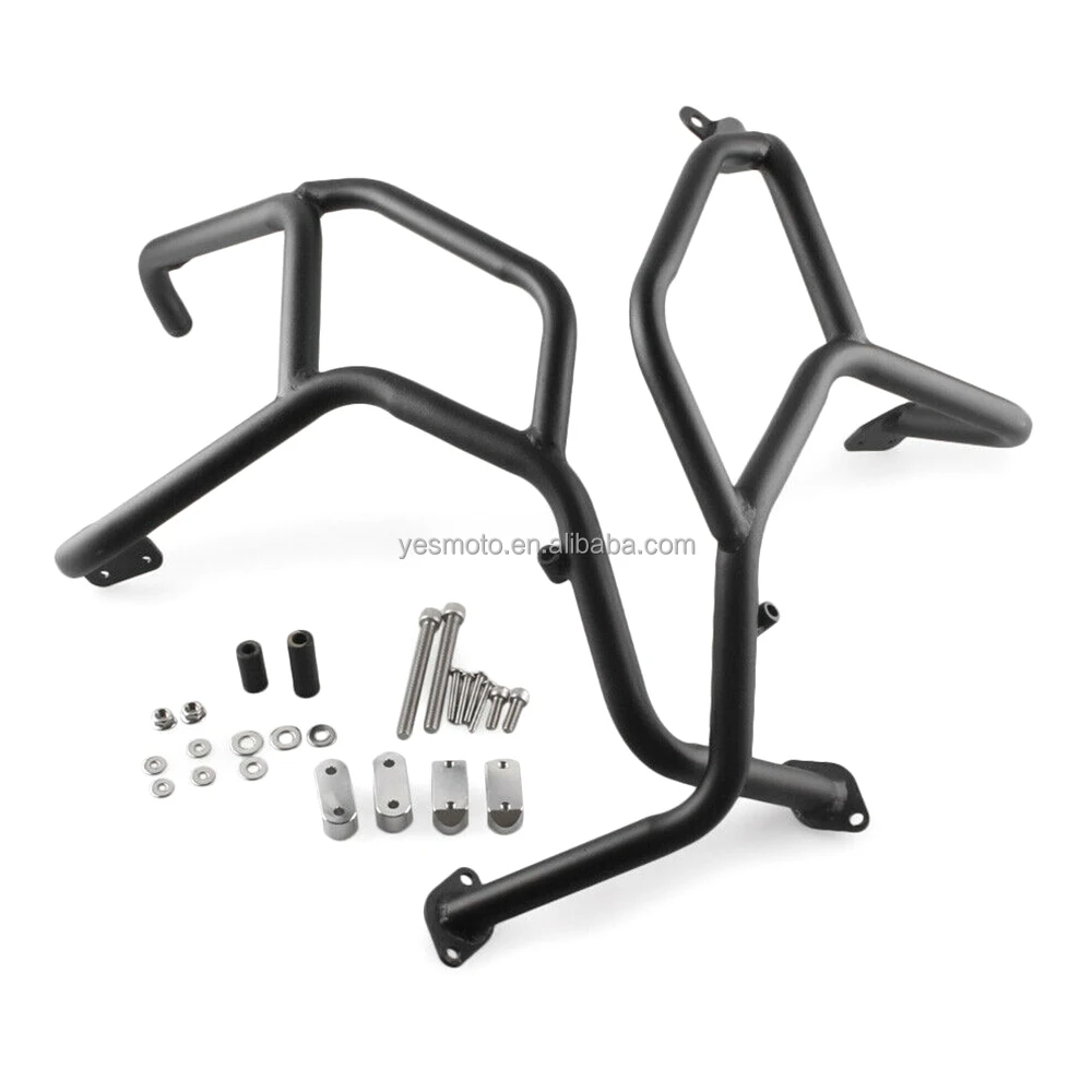 Black Crash Bars Engine Guard Protection for BMW F800 GS F 700 GS F650 GS 08-18 Upper