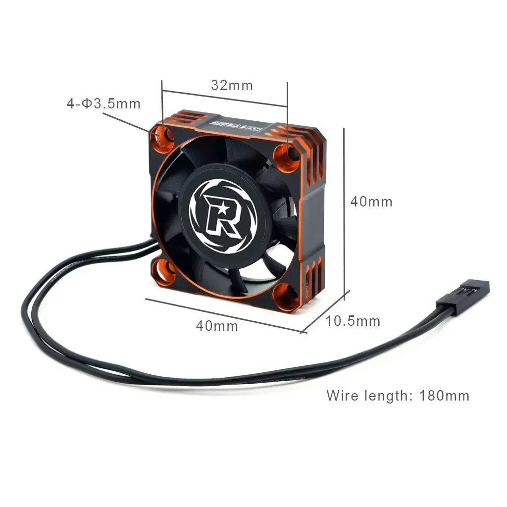 30mm Bürstenloser Motorkühlventilator Mit Kohlefaserabdeckung – Für RC-Car 540 550 Motoren