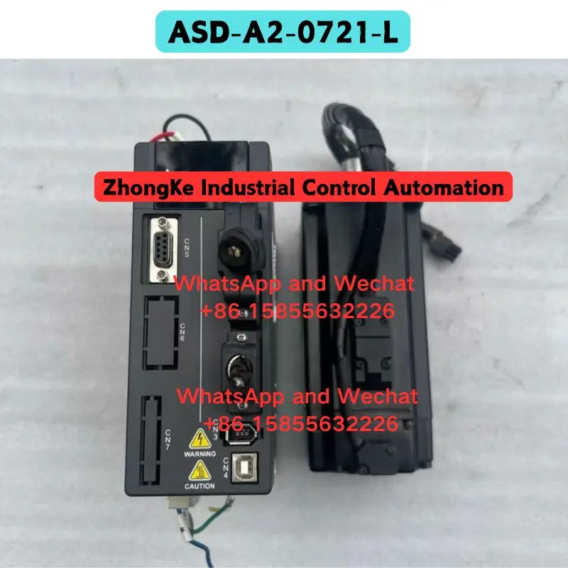 Used OEM disassembled parts ASD-A2-0721-L servo driver Functional test OK